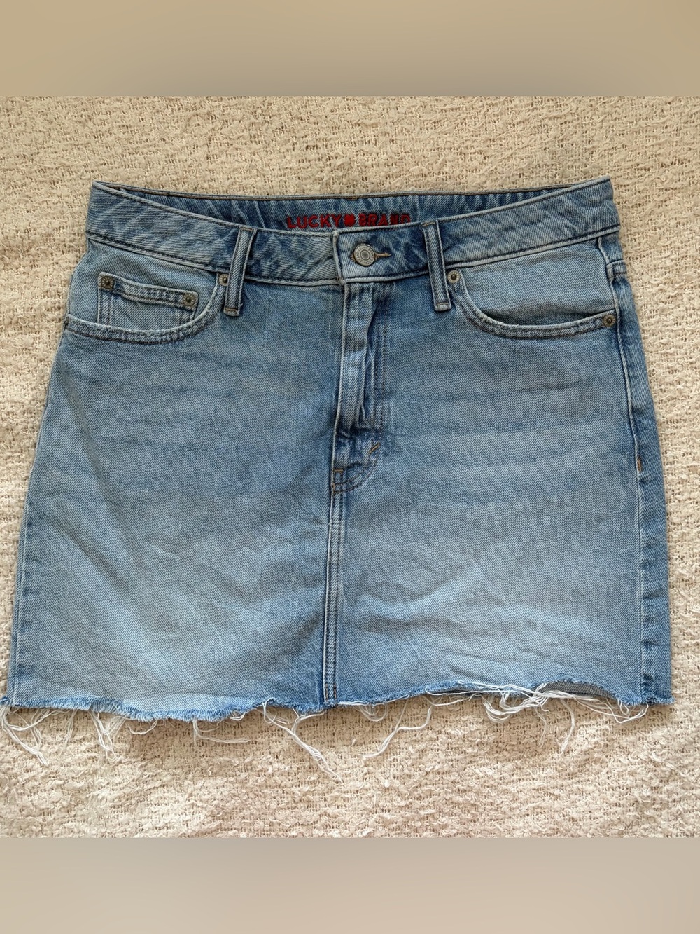 Lucky Brand denim mini skirt
